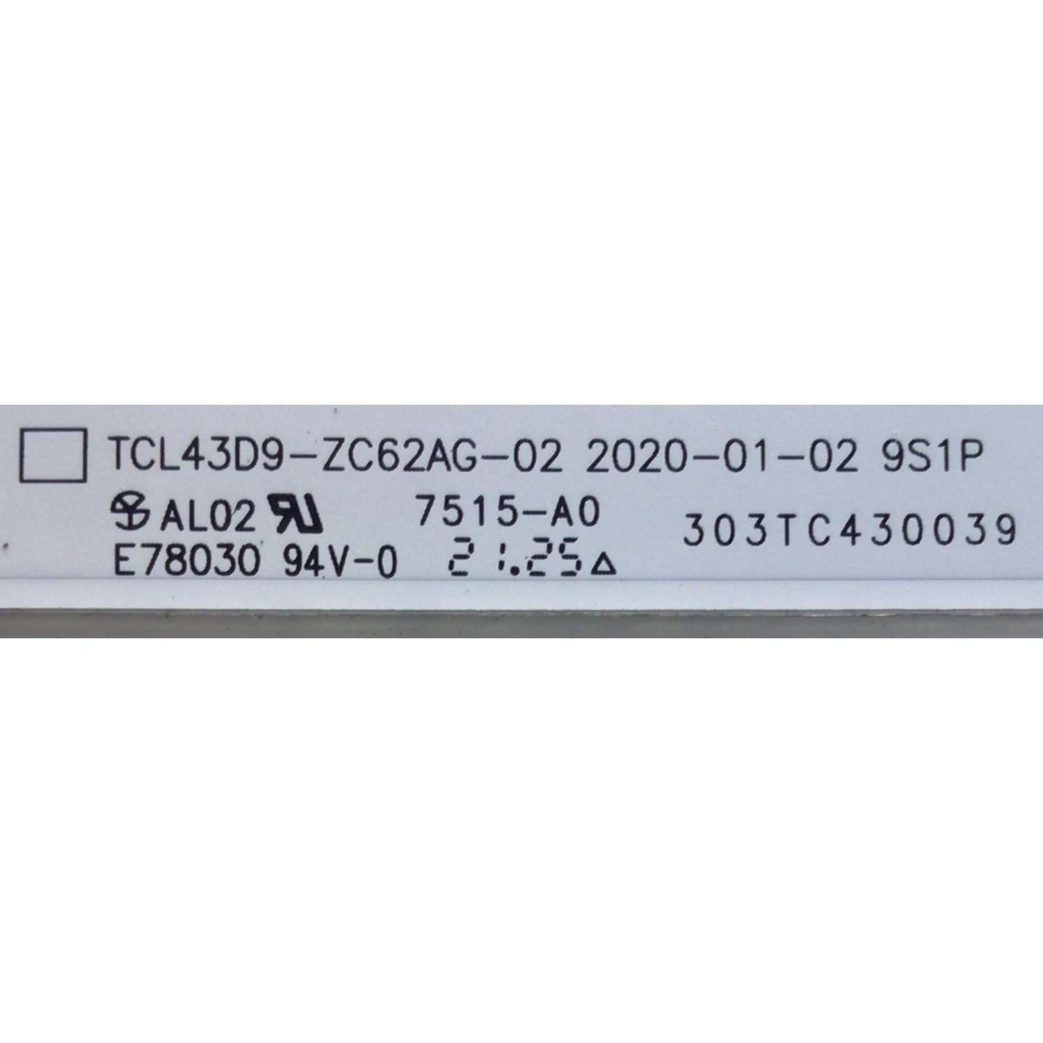 KIT DE LED'S PARA TV PHILIPS (3 PIEZAS) / NUMERO DE PARTE TCL43D9-ZC62AG-02 / TCL43D9-ZC62AG-02D / 303TC430039 / 303TC430039D / TC430M11 / 4C-LB430T-ZC7 / 210627BB05 / 2300016712 / MODELO 43PFL5765 / 43PFL5765/F8 / 43PFL5756/F7 A - Imagen 2